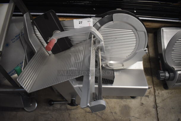 2016 Bizerba GSP H Stainless Steel Commercial Countertop Meat Slicer. 120 Volts, 1 Phase. 28x23x23. Tested and Does Not Power On - Image 3 of 6