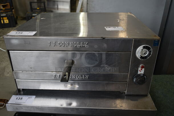 JJ Connolly E-116 P Stainless Steel Commercial Countertop Electric Powered Pizza Oven. 115 Volts, 1 Phase. Tested and Working!