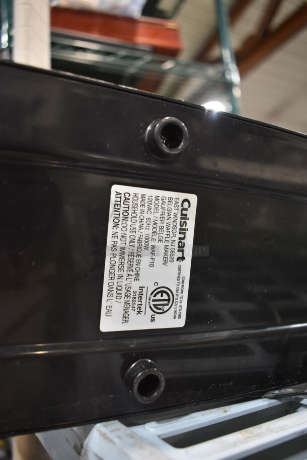 Cuisinart WAF-F10 Countertop Waffle Maker. 120 Volts, 1 Phase. Tested and Working! - Image 4 of 5