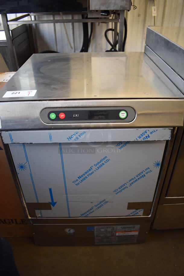 Hobart LXi Series ENERGY STAR Stainless Steel Commercial Undercounter Dishwasher. 208-240 Volts, 1 Phase. 24x26x35