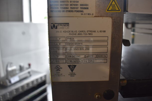 Prince Castle EHB24 Commercial Stainless Steel Electric Countertop Warming Holding Bins. 208-240V. - Image 5 of 6