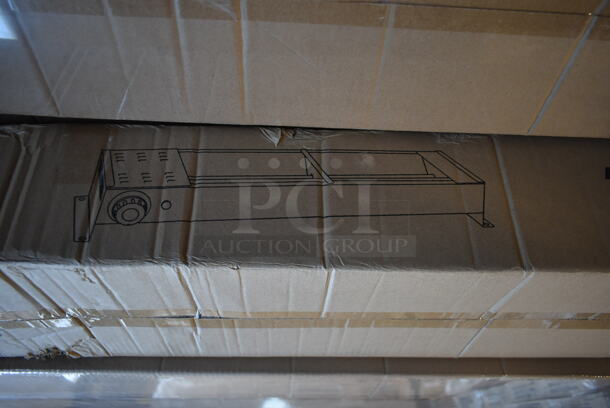 PALLET LOT of 14 BRAND NEW SCRATCH AND DENT! ServIt 423SWI54CP Stainless Steel Commercial 54" High Wattage Strip Warmer with Infinite Controls. Stock Picture Used as Gallery. 14 Times Your Bid! - Image 6 of 7