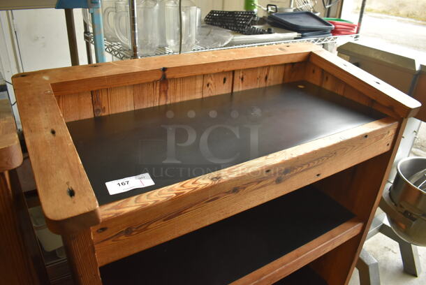 Wooden 3 Tier Stand. 49x23x49 - Image 2 of 5