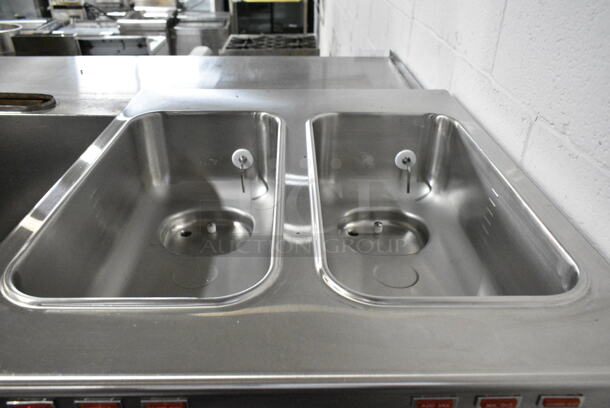 Taylor 342D-27 Stainless Steel Commercial Floor Style Air Cooled 2 Flavor Frozen Beverage Machine w/ Drink Mixer Attachment. 208-230 Volts, 1 Phase. - Image 4 of 7