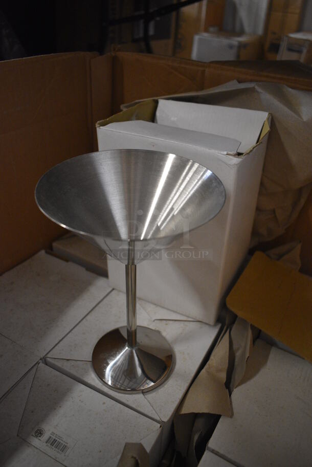 10 BRAND NEW IN BOX! American Metalcraft Metal Martini Glasses. 5.5x5.5x8. 10 Times Your Bid! - Image 2 of 3