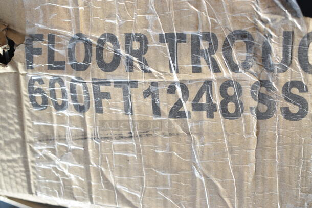 2 BRAND NEW SCRATCH AND DENT! Items; 600FT1248SS 12" x 48" 14-Gauge Stainless Steel Floor Trough with Grate and Avantco 17815292 Drawer Assembly for CBE-52-HC Refrigerated Chef Base. 2 Times Your Bid! May Be Missing Pieces. - Image 3 of 5