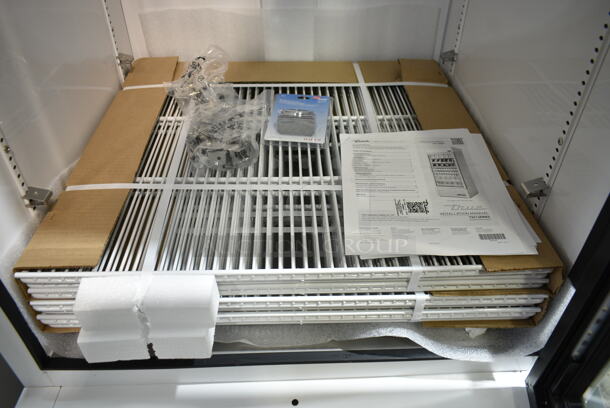 BRAND NEW SCRATCH AND DENT! 2024 True TSCI-600R-G-PH Metal Commercial Single Door Cooler Merchandiser w/ Poly Coated Racks. 115 Volts, 1 Phase. Tested and Working! - Image 5 of 8