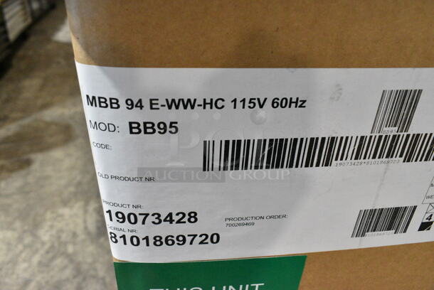 BRAND NEW IN CRATE! Micro Matic BB95 Stainless Steel Commercial 3 Door Back Bar Cooler. 115 Volts, 1 Phase.  - Image 5 of 5