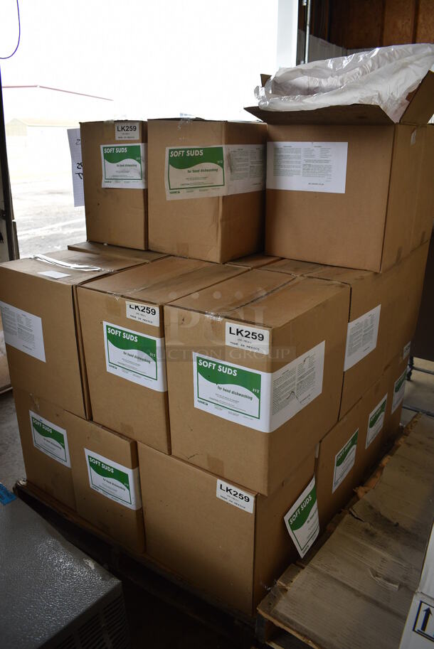 PALLET LOT of 26 Boxes of BRAND NEW Soft Suds Hand Dishwashing Powder. 26 Times Your Bid! - Image 2 of 4