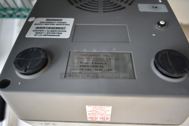BRAND NEW SCRATCH AND DENT! Robot Coupe Blixer 4 Series A Stainless Steel Commercial Countertop Food Processor w/ Bowl, Lid and S Blade. 120 Volts, 1 Phase. Tested and Working! - Image 9 of 9
