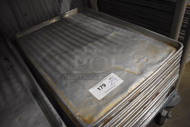 29 Metal Full Size Baking Pans. 18x26x1. 29 Times Your Bid! - Image 3 of 3