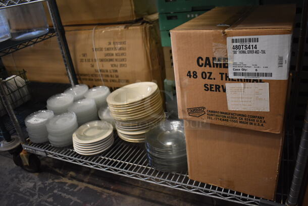 ALL ONE MONEY! Tier Lot of Various Items Including Glass and Ceramic Plates - Image 2 of 10