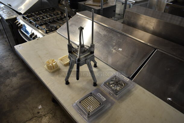 Metal Commercial Countertop Dicer w/ Extra Pieces. - Image 3 of 9