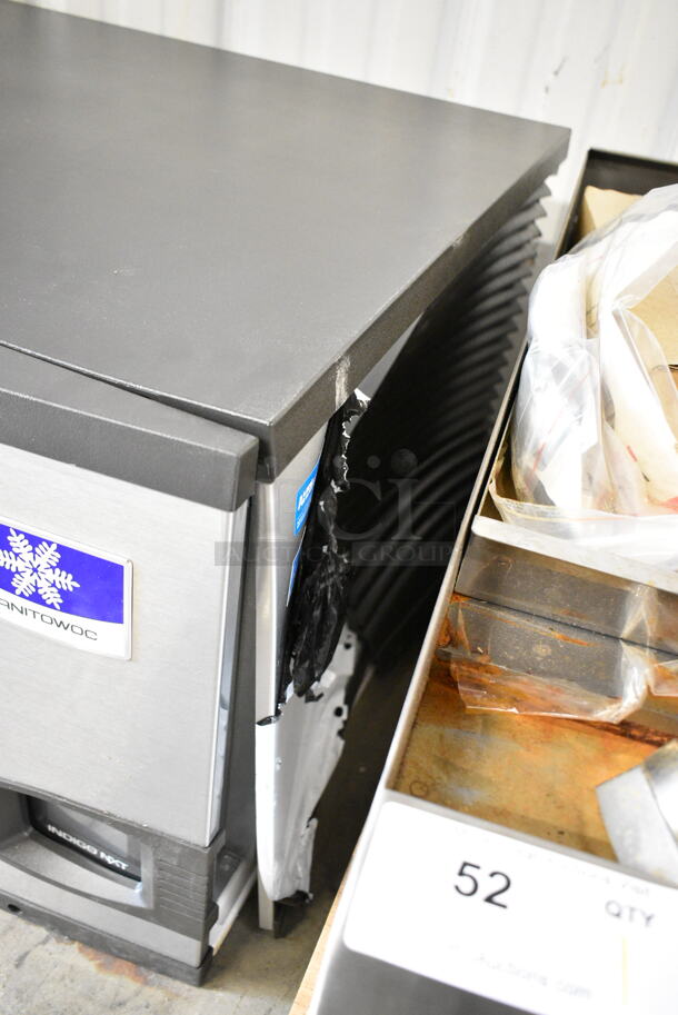 BRAND NEW SCRATCH AND DENT! 2023 Manitowoc IDT0300A-161 Indigo NXT 30" Air Cooled Full Dice Cube Ice Machine. 305 lb. 115 Volts, 1 Phase.  - Image 4 of 5