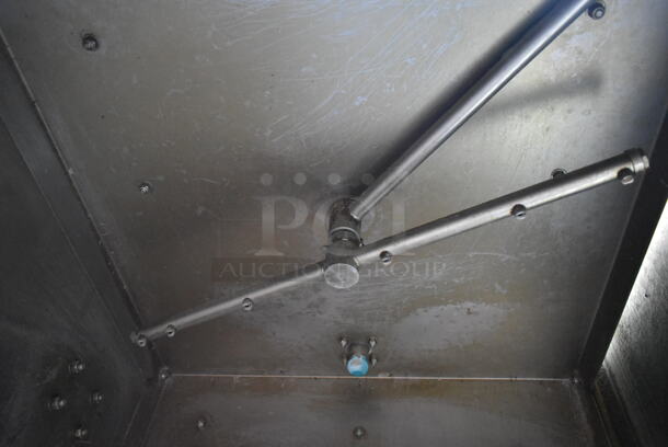 CMA EC-2 Stainless Steel Commercial Corner Pass Through Dishwasher w/ Right Side Clean Side Dish Washer Table. 115 Volts, 1 Phase.  - Image 4 of 9