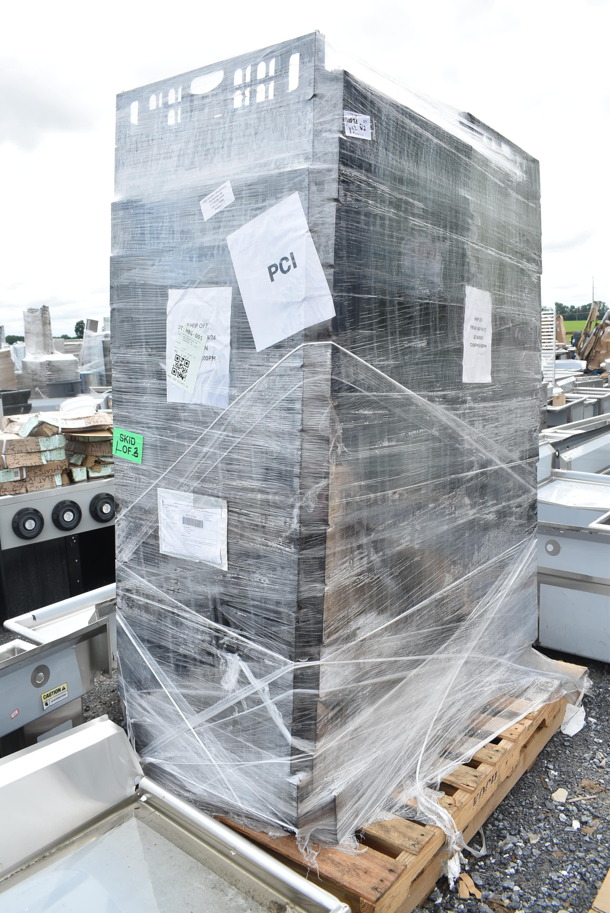 PALLET LOT of 52 Orbis Black Poly Bread Crates. 52 Times Your Bid! - Image 2 of 3