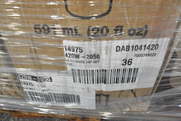 27 BRAND NEW Boxes Including 394365XL Noble Products Powder-Free Disposable Clear Vinyl Gloves for Foodservice - Extra Large - 1000/Case, 128HD8COMBO Choice Heavy Duty 8 oz. Microwavable Translucent Plastic Deli Container and Lid Combo Pack - 240/Case, 500TW12 Choice 12 oz. Translucent Thin Wall Plastic Cold Cup - 1000/Case, 5008W Choice 8 oz. Tall White Poly Paper Hot Cup - 1000/Case, 795PTOKFT4 Choice Kraft Microwavable Folded Paper #4 Take-Out Container 7 3/4" x 5 1/2" x 3 1/2" - 160/Case, 500TW12 Choice 12 oz. Translucent Thin Wall Plastic Cold Cup - 1000/Case, 127P150C Choice 1.5 oz. Clear Plastic Souffle Cup / Portion Cup - 2500/Case, 394385L Noble Products White Powder-Free Disposable Latex Gloves for Foodservice - Large - 1000/Case, 760VP130 Carnival King 130 oz. Popcorn Bucket - 150/Case, 500LFLAT Choice Clear Flat Lid with Straw Slot - 9, 12, 16, 20, and 24 oz. - 1000/Case. 27 Times Your Bid!  - Image 4 of 12