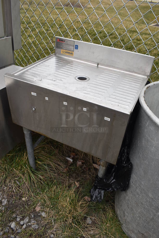 Eagle Stainless Steel Commercial Drain Board. 24x18x31 - Image 3 of 4