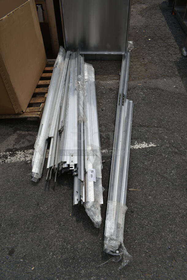 ALL ONE MONEY! Lot of BRAND NEW Metal Drop Ceiling Track - Image 2 of 4