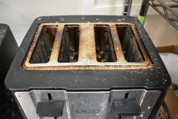 2 Bella 30217 Metal Countertop 4 Slot Toaster. 120 Volts, 1 Phase. 2 Times Your Bid! This Unit Was In Working Condition When the Restaurant Closed. (secondary dining room) - Image 4 of 7