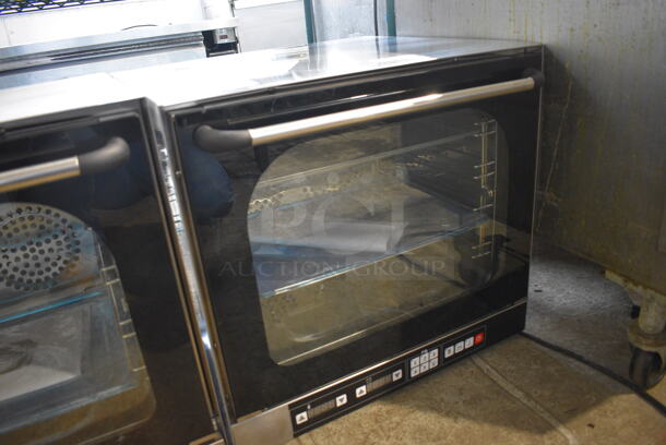 BRAND NEW! Perspective Model EB-1AE Stainless Steel Commercial Countertop Electric Powered Convection Oven w/ View Through Door and Metal Oven Racks. 220 Volts, 1 Phase. 23.5x23x22 - Image 2 of 6