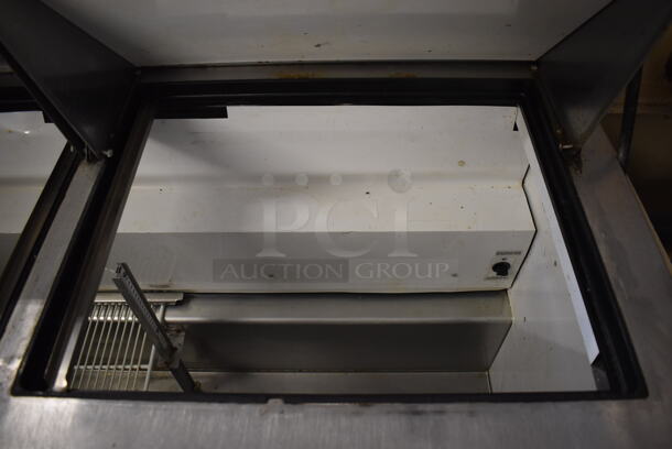 2011 True TSSU-60-24M-B-ST Stainless Steel Commercial Sandwich Salad Prep Table Bain Marie Mega Top on Commercial Casters. 115 Volts, 1 Phase. 61x34x48. Tested and Working! - Image 5 of 9