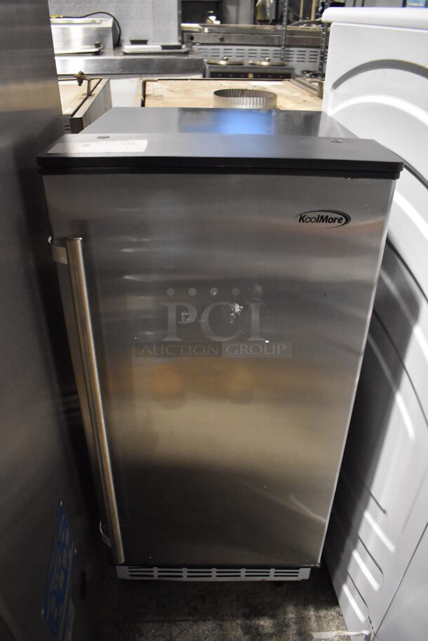 BRAND NEW SCRATCH AND DENT! KoolMore BIM75-BS Stainless Steel Commercial Self Contained Undercounter Ice Machine. 115 Volts, 1 Phase. 15x17.5x33 - Image 1 of 6