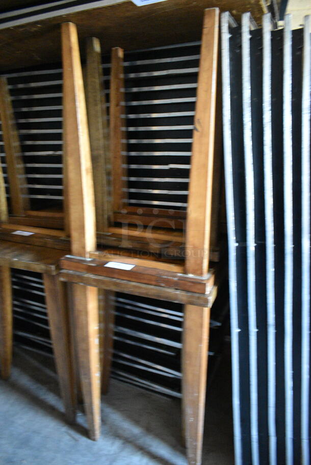 6 Various Wooden Tables. Includes 55x24x36, 24x30x30, 43x24x24. 6 Times Your Bid!  - Image 2 of 4