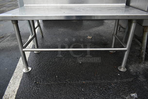 Stainless Steel Commercial Equipment Stand w/ Back Splash. - Image 3 of 3