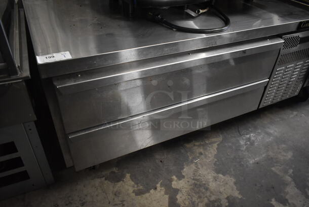 Continental Stainless Steel Commercial 2 Drawer Chef Base on Commercial Casters. 115 Volts, 1 Phase. Tested and Working! - Image 2 of 5