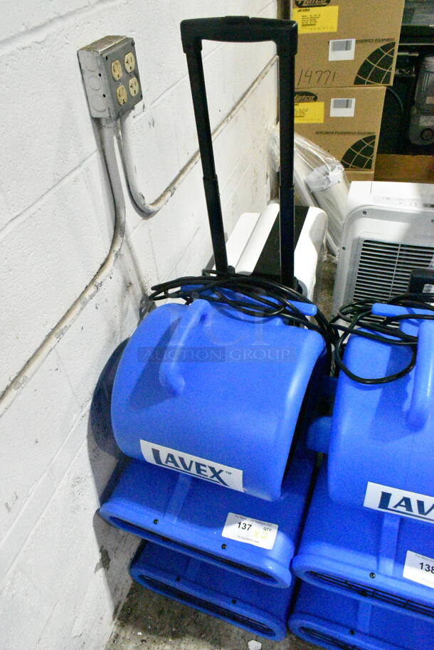 BRAND NEW SCRATCH AND DENT! 2024 Lavex 761AMLV33W 3-Speed Compact Air Mover with Telescoping Handle and Wheels. 115 Volts, 1 Phase.  Tested and Working! - Image 4 of 8