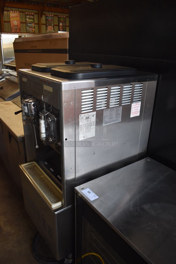 2013 Taylor 342D-27 Stainless Steel Commercial Floor Style Air Cooled 2 Flavor Frozen Beverage Machine w/ Drink Mixer Attachment on Commercial Casters. 208-230 Volts, 1 Phase. - Image 3 of 8