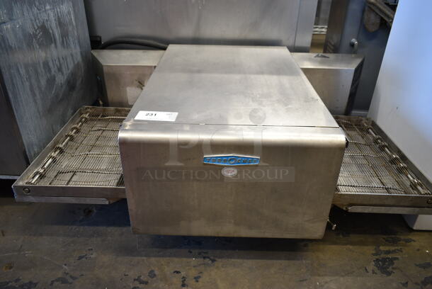 2018 Turbochef HhC2020 Stainless Steel Commercial Countertop Electric Powered Conveyor Rapid Cook Oven. 208/240 Volts, 3 Phase.  - Image 1 of 12