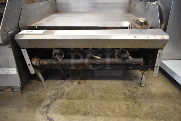 Stainless Steel Commercial Countertop Natural Gas Powered Flat Top Griddle. - Image 4 of 4