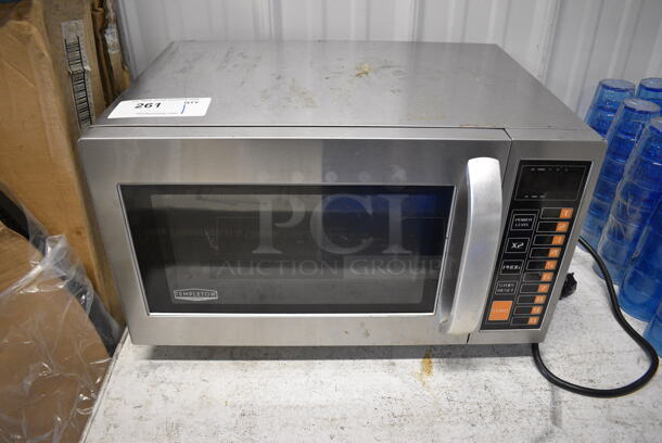 Templeton Model AFA-GMW-002 Stainless Steel Commercial Countertop Microwave Oven. 20.5x16x12