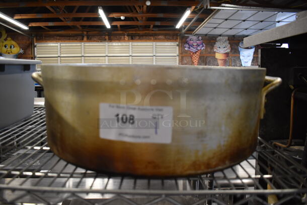 Metal Stock Pot. 22x18.5x7 - Image 1 of 5