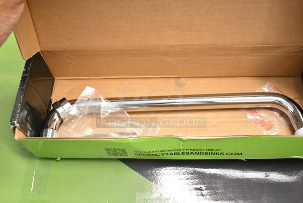 2 BRAND NEW IN BOX! Items Including Regency 600PRD8X 1.15 GPM Deck-Mounted Pre-Rinse Faucet with 8" Centers and Regency 600PRA12 Pre-Rinse Add-On Faucet with 12" Swing Spout. 2 Times Your Bid!  - Image 3 of 6