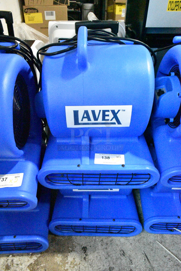 2 BRAND NEW SCRATCH AND DENT! 2024 Lavex 761AMLV75W/761AMLV100WH 3-Speed Compact Air Mover with Telescoping Handle and Wheels. 115 Volts, 1 Phase. 2 Times Your Bid! Tested and Working!  - Image 2 of 7