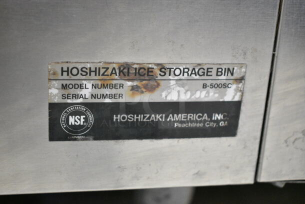 Ice-O-Matic ICE0400HA5 Stainless Steel Commercial Ice Head on Hoshizaki B-500SC Metal Commercial Ice Bin. 115 Volts, 1 Phase. - Image 6 of 6
