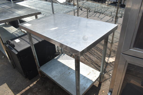 Stainless Steel Commercial Table w/ Metal Under Shelf. - Image 3 of 3