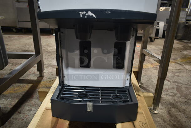 BRAND NEW SCRATCH AND DENT! 2023 Scotsman HID312A-1A Stainless Steel Commercial Countertop Meridian Ice Machine and Water Dispenser - 12 lb. Bin Storage. 115 Volts, 1 Phase.  - Image 3 of 5