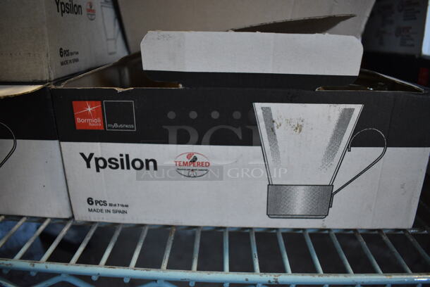 11 Boxes of 6 BRAND NEW IN BOX! Bormioli Ypsilon Glasses. 4.5x3.5x4. 11 Times Your Bid! - Image 3 of 3