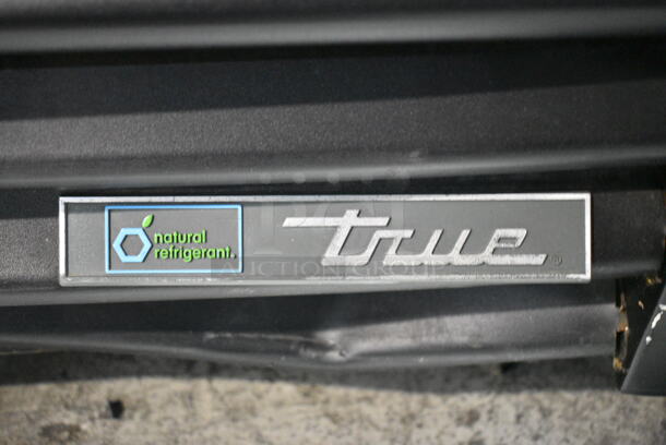 2017 True GDM-49F-HC Metal Commercial 2 Door Reach In Freezer Merchandiser w/ Poly Coated Racks on Commercial Casters. 115/208-230 Volts, 1 Phase.  - Image 2 of 6