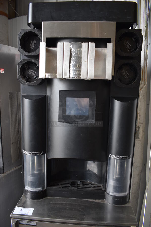 2017 Manitowoc Multiplex Model MB-8-1 Stainless Steel Commercial Blend In Cup Workstation on Single Door Undercounter Cooler on Commercial Casters. 115 Volts, 1 Phase. 26x33x75. Tested and Working! - Image 3 of 8