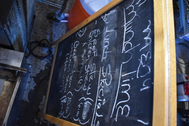 A Frame Black Board Sidewalk Sign. 24x23x40 - Image 3 of 4