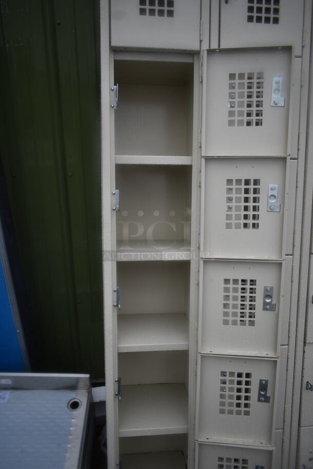 BRAND NEW SCRATCH AND DENT! Metal 18 Cubby Locker.  - Image 2 of 6