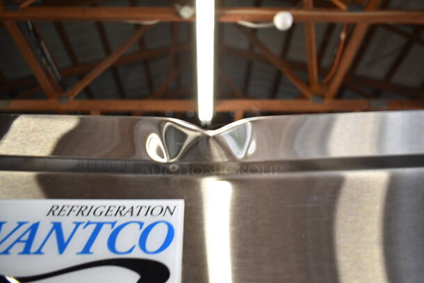 BRAND NEW SCRATCH AND DENT! 2022 Avantco 178SS2FHC Stainless Steel Commercial 2 Door Reach In Cooler. 115 Volts, 1 Phase. Tested and Working! - Image 6 of 12