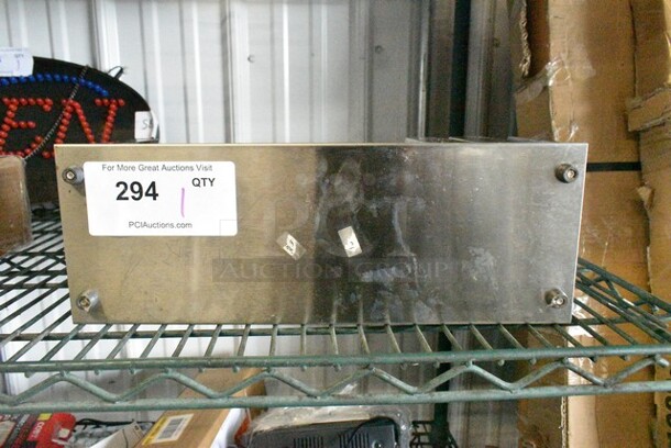Stainless Steel Lid Dispenser. - Image 3 of 3