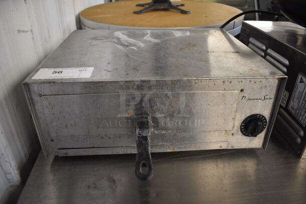 Professional Series PS75891 Metal Countertop Electric Powered Pizza Oven. 120 Volts, 1 Phase. 18x15x7.5. Tested and Working!
