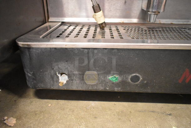Monika Stainless Steel Commercial Countertop 2 Group Espresso Machine w. 2 Steam Wands. 220 Volts.  - Image 2 of 5